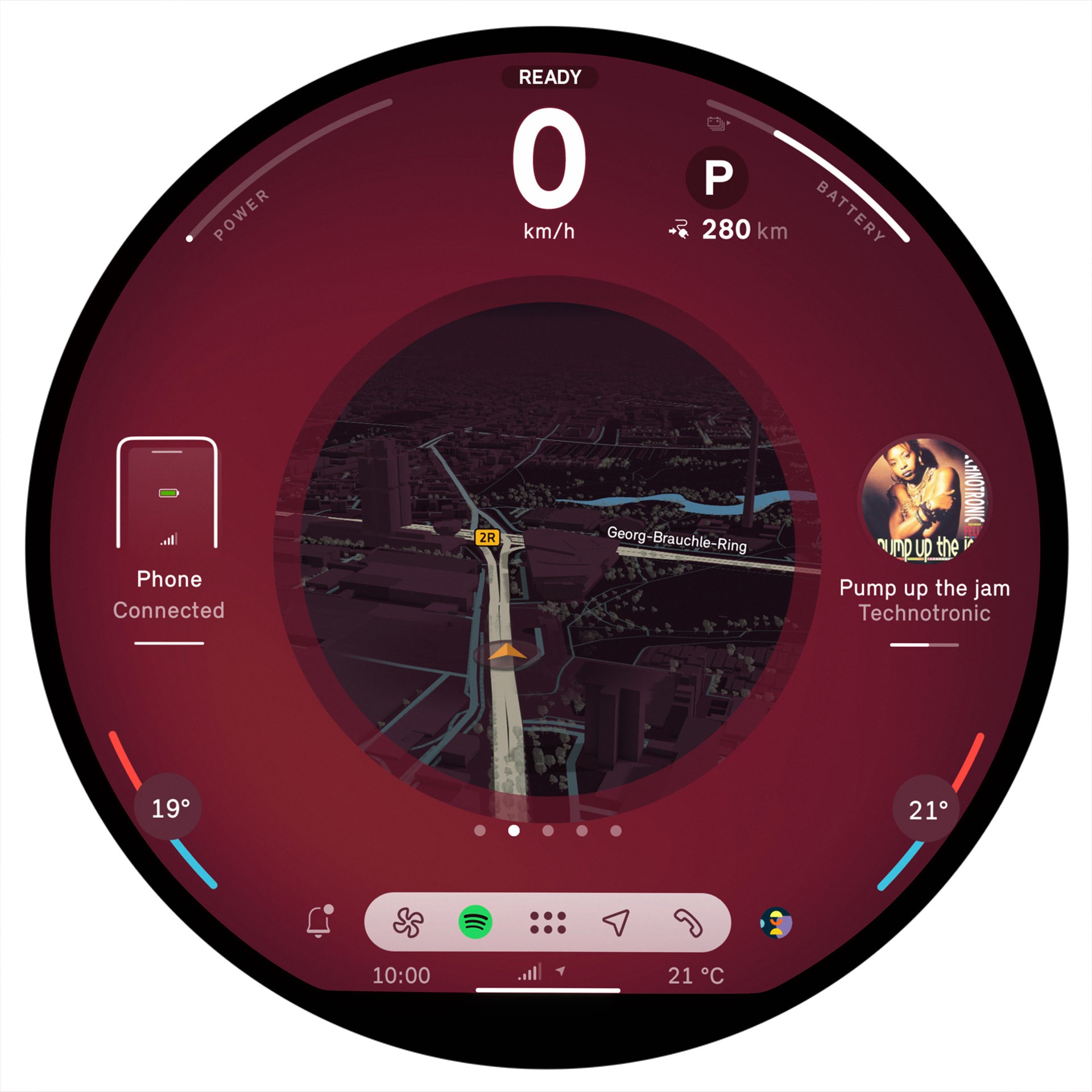 Potpuno električni MINI Aceman - interijer - oled remek-djelo